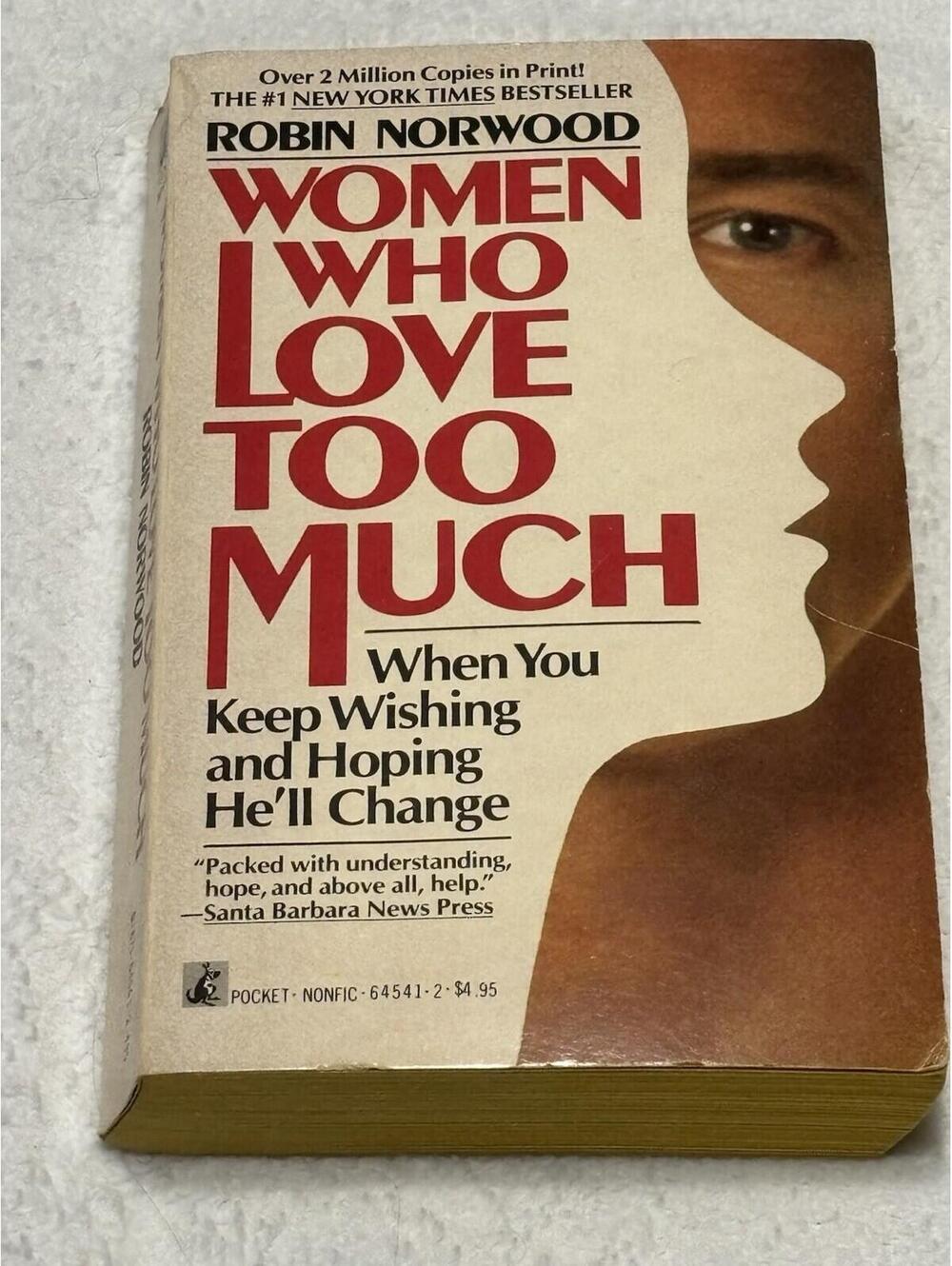 Women Who Love Too Much by Robin Norwood || PB 1986 Self-Help